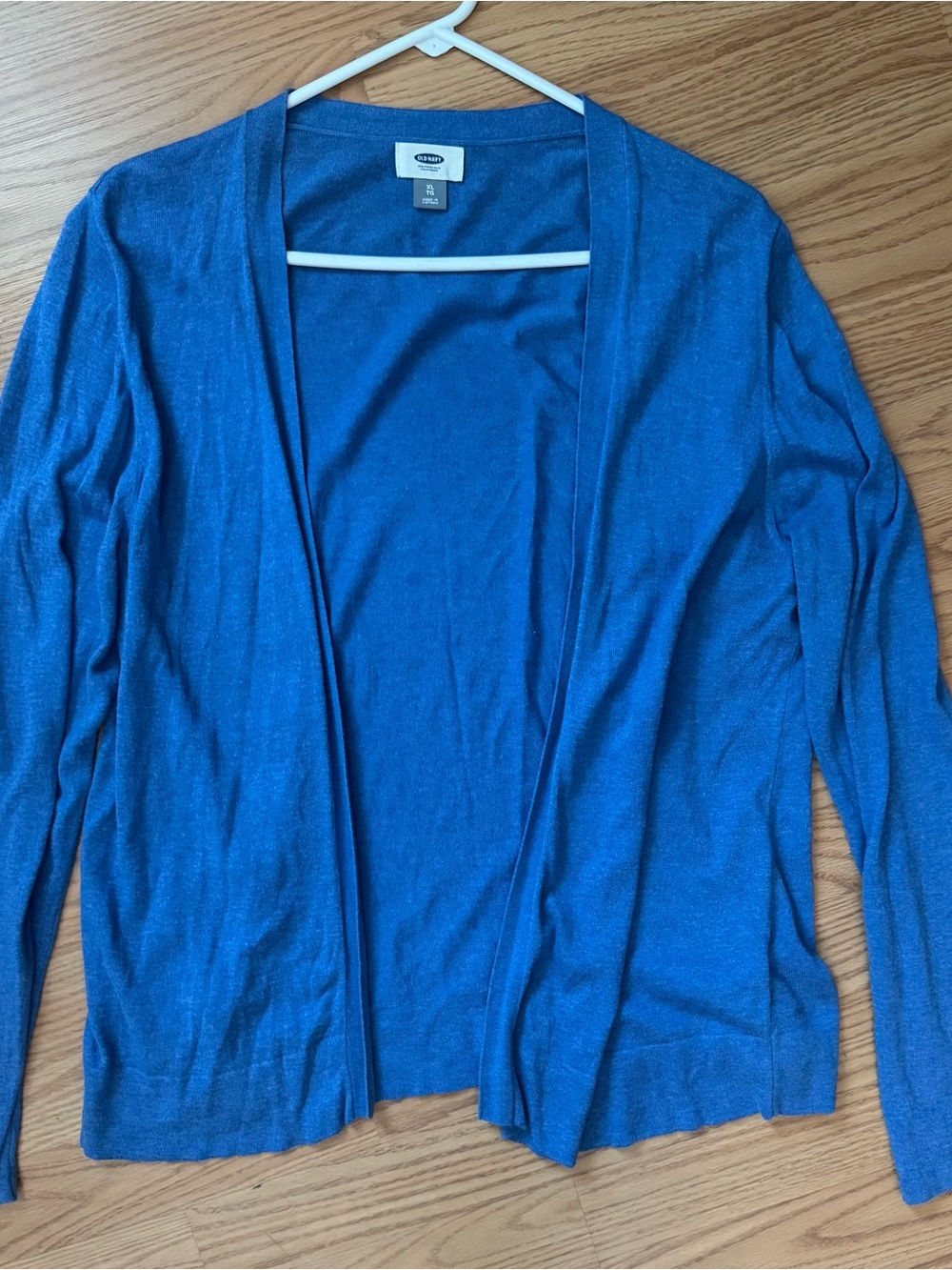 Old Navy Women's Open-Front Blue Cardigan Sweater - XL